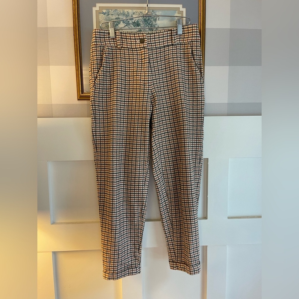 Margaux Designer Checkered Chinos Size‎ 2